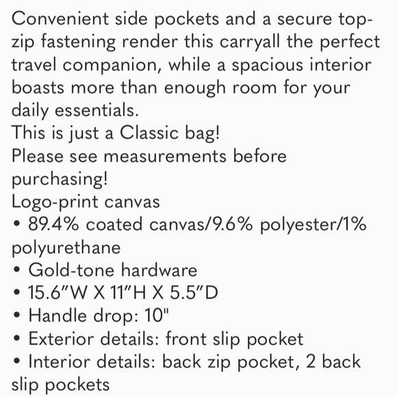 NWT Michael Kors Jet Set Large Logo Shoulder Bag - Picture 5 of 6